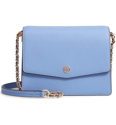 Tory Burch Robinson Convertible Shoulder Bag in Blue