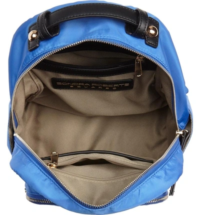 Shop Sondra Roberts Nylon Backpack - Blue In Cobalt