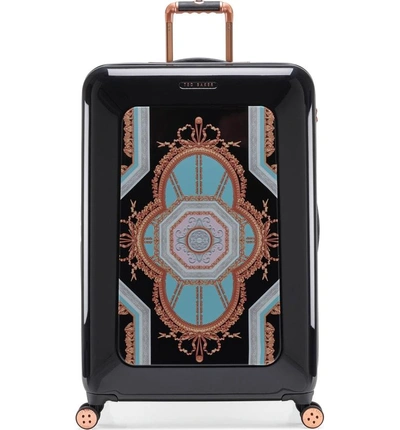 Shop Ted Baker Large Versailles 32-inch Hard Shell Spinner Suitcase - Black