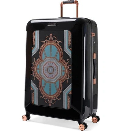 Shop Ted Baker Large Versailles 32-inch Hard Shell Spinner Suitcase - Black