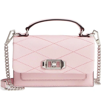 Rebecca Minkoff Small Je T'aime Leather Crossbody Bag - Pink In Peony