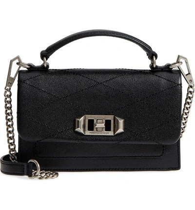 Shop Rebecca Minkoff Small Je T'aime Leather Crossbody Bag - Black