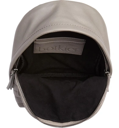 Shop Botkier Dakota Quilted Leather Backpack - Grey In Fog