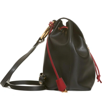 Fino 2WAY Leather drawstring mini bag – FUJITAKA [Official]