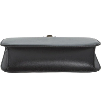 Shop Valentino 'medium Lock' Studded Leather Shoulder Bag In Black