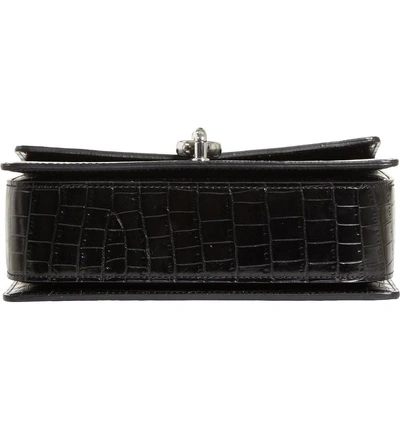 Shop Alexander Wang Hook Medium Leather Shoulder/crossbody Bag - Black