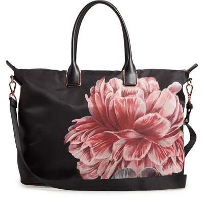 Shop Ted Baker Tranquility Large Nylon Tote - Black