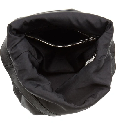 Shop Alexander Wang Attica Leather Bucket Bag In Black