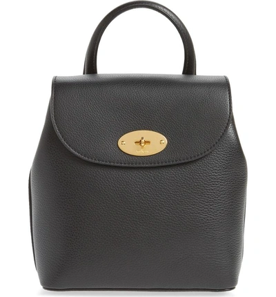 Mulberry Mini Bayswater Calfskin Leather Convertible Backpack - Black