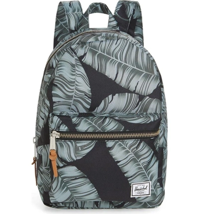 Shop Herschel Supply Co Grove Backpack - Black In Black Palm