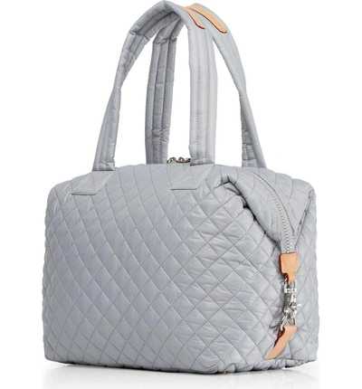 Shop Mz Wallace Large Sutton Tote - Grey In Dove Grey
