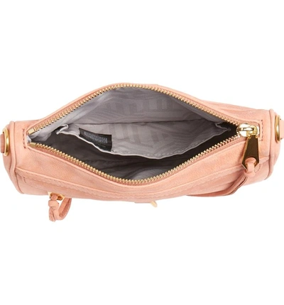 Shop Rebecca Minkoff Mini Mac Convertible Crossbody Bag - Pink In Dusty Peach