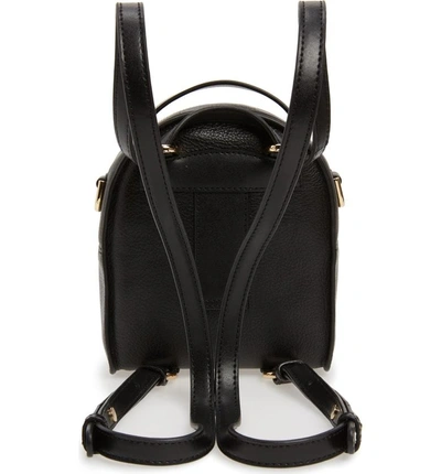 Shop Michael Michael Kors X-small Convertible Leather Backpack - Black