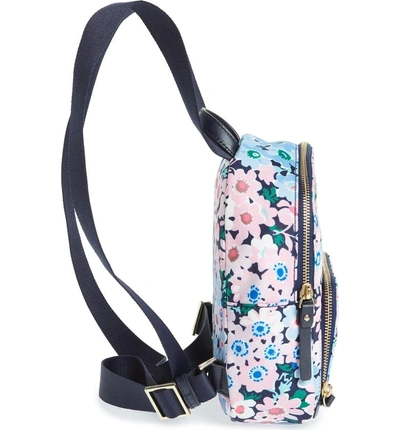 Shop Kate Spade Watson Lane - Daisy Garden Small Hartley Backpack - Blue In Blue Multi