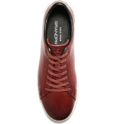 Shop Cole Haan Grandpro Tennis Sneaker In Fired Brick Handstain