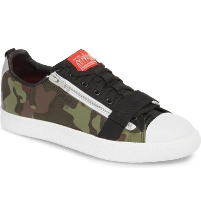 Puma X Manhattan Portage Clyde Zip Sneaker In Burnt Olive ModeSens