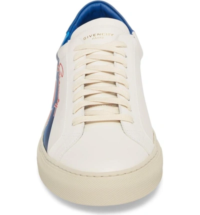 Shop Givenchy Urban Knots Motocross Sneaker In Blue/ Red/ White