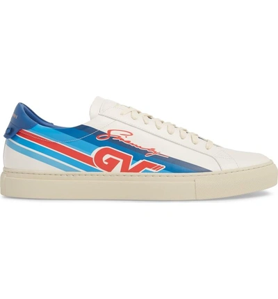 Shop Givenchy Urban Knots Motocross Sneaker In Blue/ Red/ White