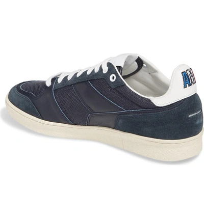 Shop Ami Alexandre Mattiussi Low Top Sneaker In Marine Blue