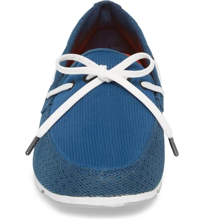 Shop Swims Breeze Loafer In Blue/ White