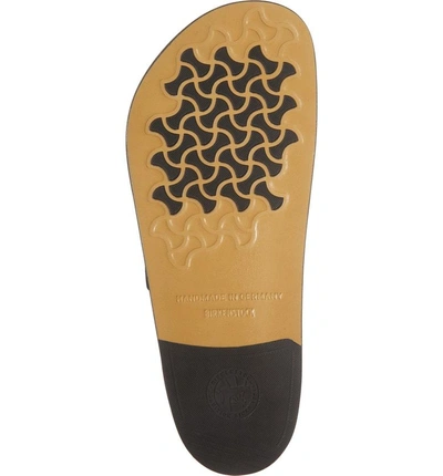 Shop Birkenstock Arizona Premium Slide Sandal In Black Leather