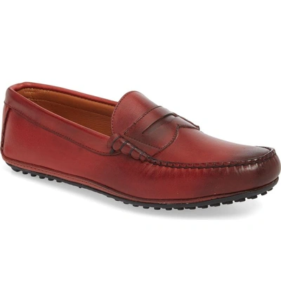 Shop Allen Edmonds Siesta Key Penny Loafer In Red Leather