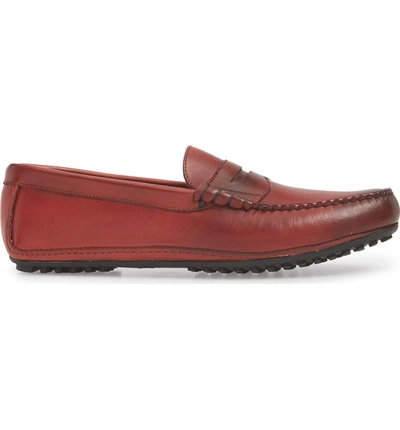 Shop Allen Edmonds Siesta Key Penny Loafer In Red Leather