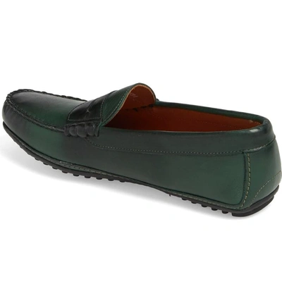 Shop Allen Edmonds Siesta Key Penny Loafer In Green Leather