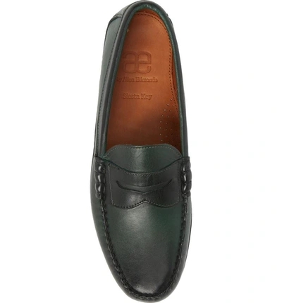 Shop Allen Edmonds Siesta Key Penny Loafer In Green Leather