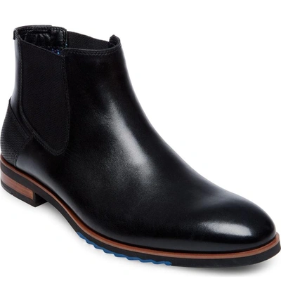 Leston Chelsea Boot In Black Leather