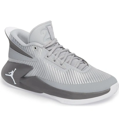Nike Jordan Fly Lockdown Sneaker In Wolf Grey/ White/ Dark Grey | ModeSens