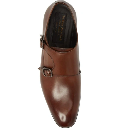 Shop To Boot New York Benjamin Double Monk Strap Shoe In Tmoro Leather