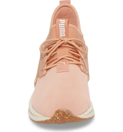 Shop Puma Ignite Limitless Sr Nature Sneaker In Muted Clay Leather/ Suede