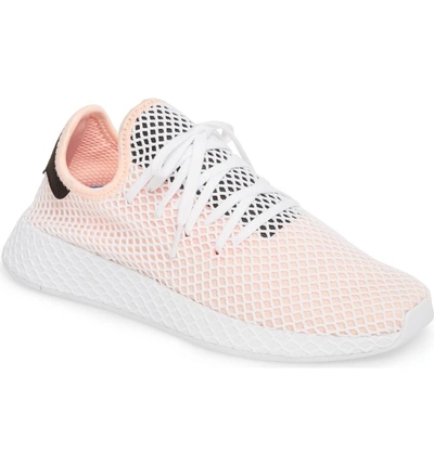 Shop Adidas Originals Deerupt Runner Sneaker In Black/ Black/ White