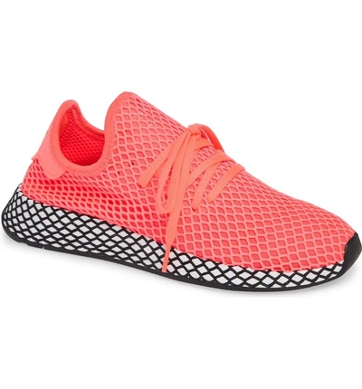 Adidas Originals Men's Originals Deerupt Runner Casual Shoes, Red | ModeSens