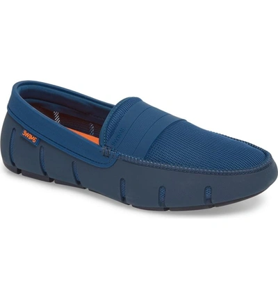 Shop Swims Stride Banded Loafer In Poseidon/ Navy Fabric