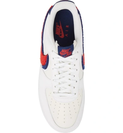 Shop Nike Air Force 1 '07 Lv8 Sneaker In White/ University Red/ Blue