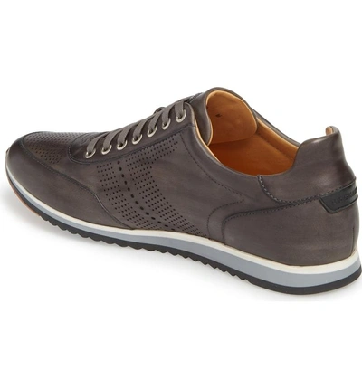 Shop Magnanni 'pueblo' Sneaker In Grey Leather