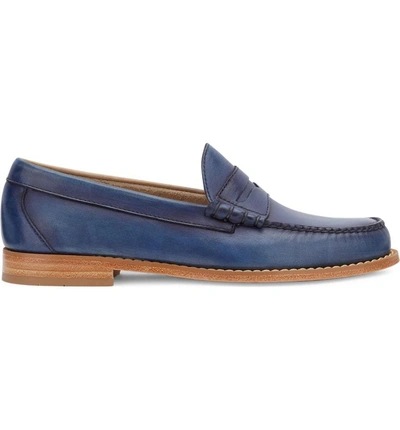 Shop G.h. Bass & Co. 'larson - Weejuns' Penny Loafer In Navy/ Navy Leather