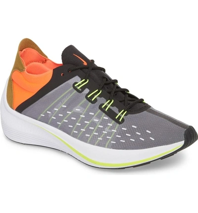 Shop Nike Exp-x14 Running Shoe In Black/ Volt