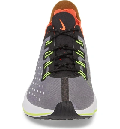 Shop Nike Exp-x14 Running Shoe In Black/ Volt