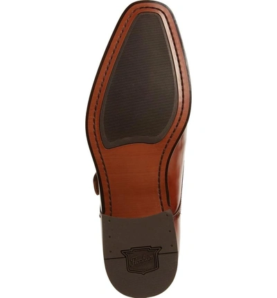 Shop Florsheim Belfast Single Strap Monk Shoe In Cognac Leather