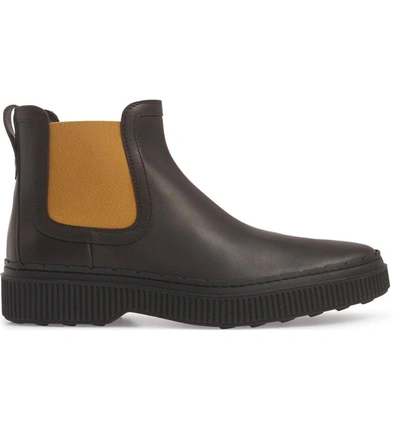 Shop Tod's Casual Water Resistant Chelsea Boot In Brown