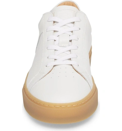 Shop Greats Royale Reverse Sneaker In White/ Gum