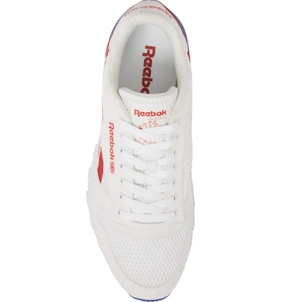 Shop Reebok Classic Leather Mvs Sneaker In White/ Red/ Team Dark Royal