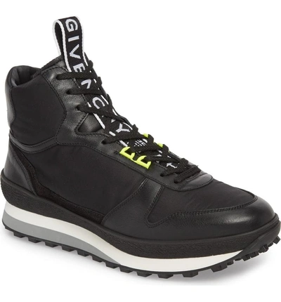 Givenchy Black Tr3 Runner High-top Sneakers | ModeSens
