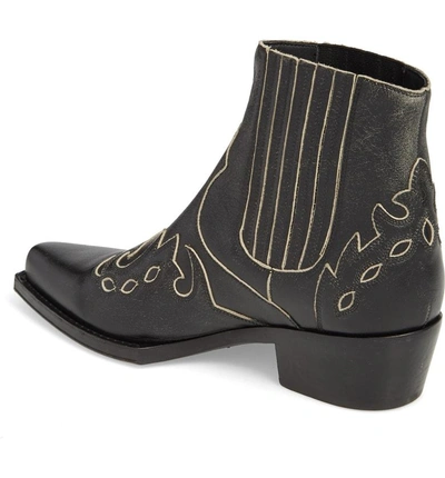 Shop Calvin Klein 205w39nyc Cal Calvert Cowboy Boot In Black