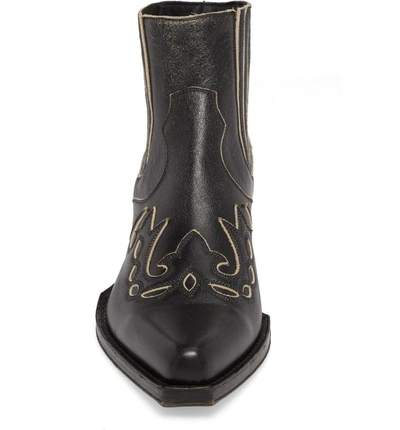 Shop Calvin Klein 205w39nyc Cal Calvert Cowboy Boot In Black