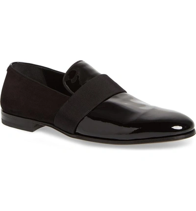 Shop Ferragamo Bryden Banded Loafer In Nero