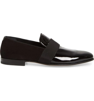 Shop Ferragamo Bryden Banded Loafer In Nero